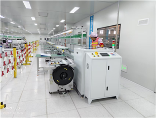 给广西南宁客户定制的服务器倍速链流水线案例